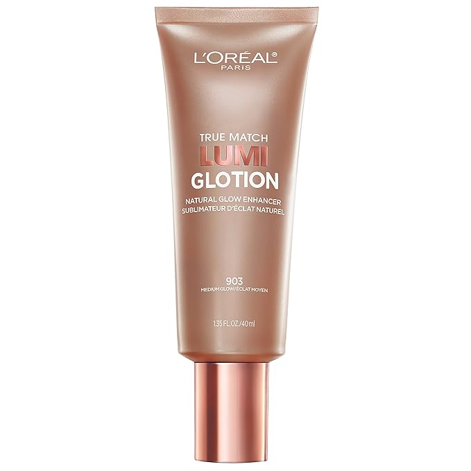 L'Oreal Paris Makeup True Match Lumi Glotion, Natural Glow Enhancer, Illuminator Highlighter, Bronzing Drops For a Sun-Kissed Glow